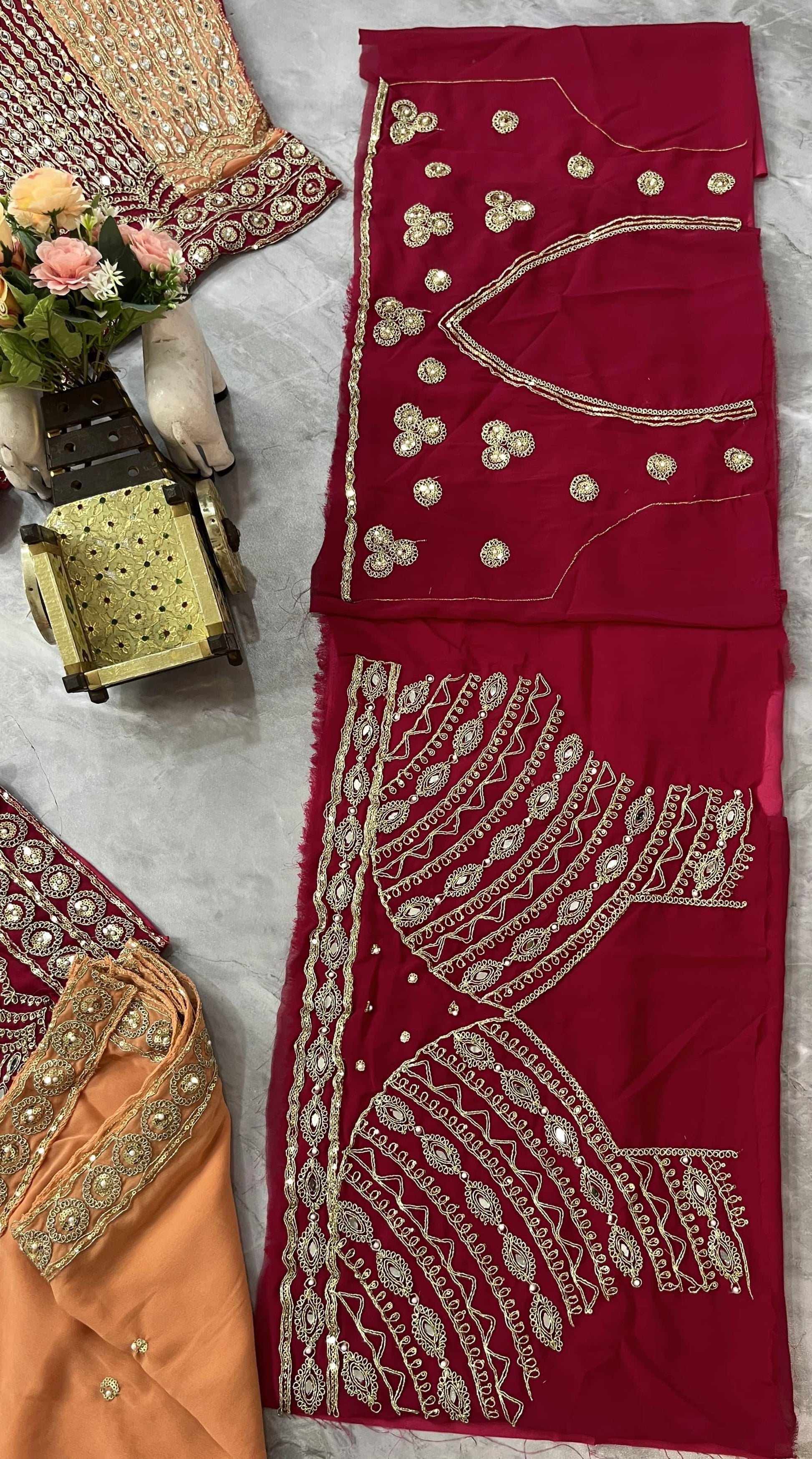 Vastra Creation's Designer Fox Georgette Lehenga Collection