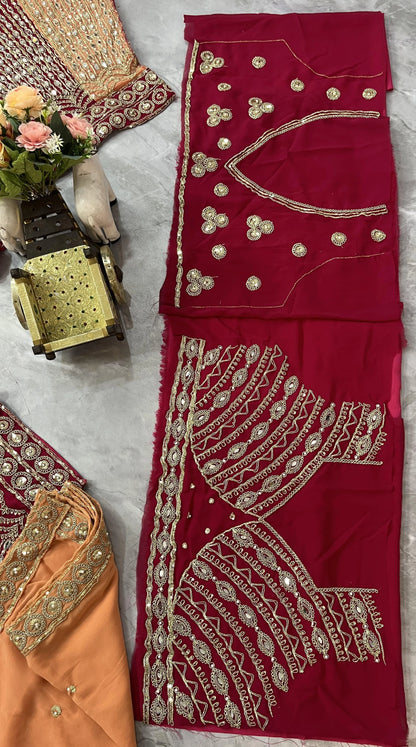 Vastra Creation's Designer Fox Georgette Lehenga Collection