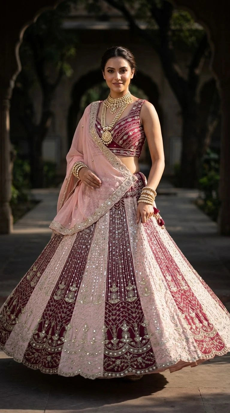 Vastra Creation's Designer Fox Georgette Lehenga Collection