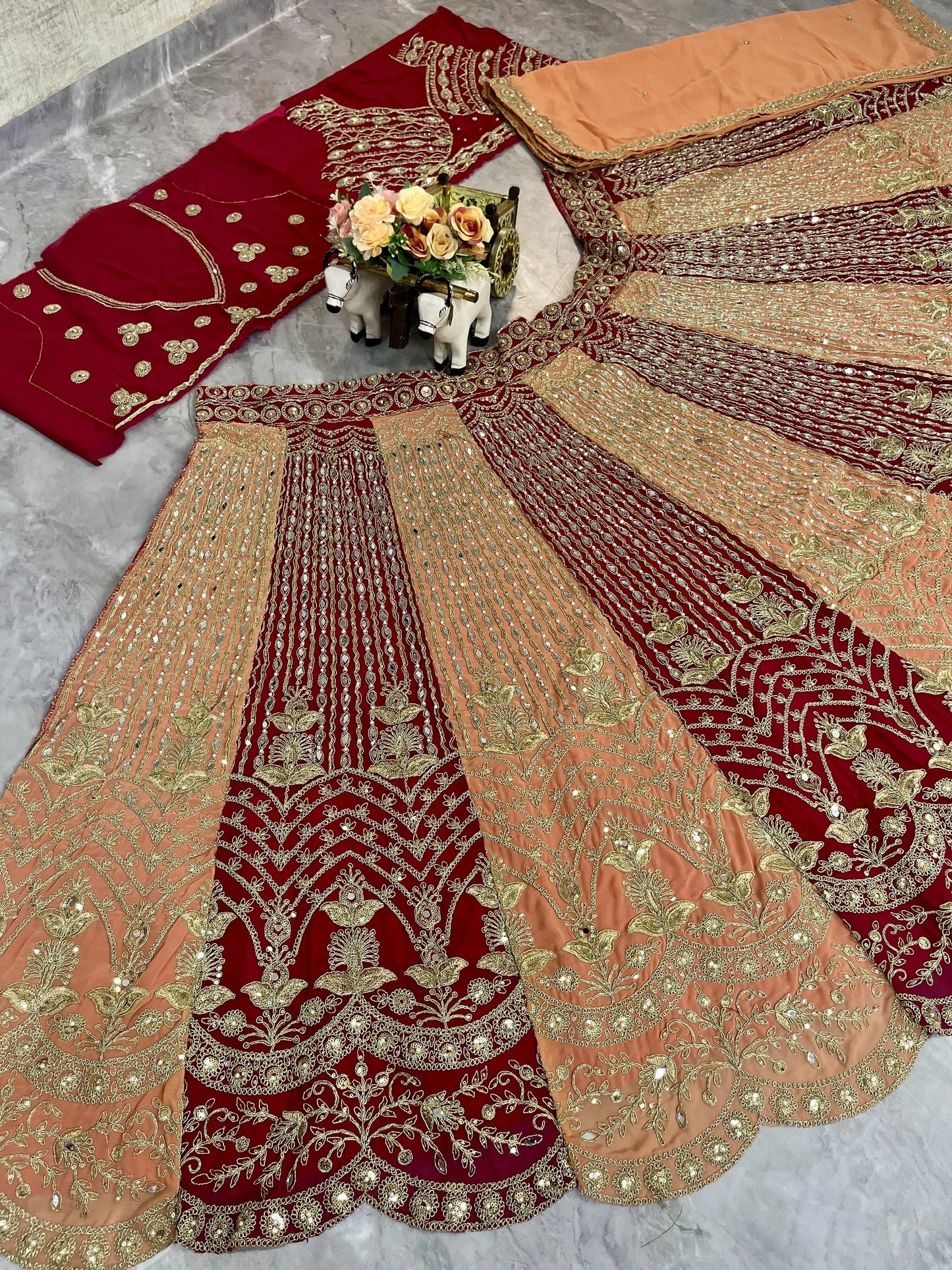 Vastra Creation's Designer Fox Georgette Lehenga Collection