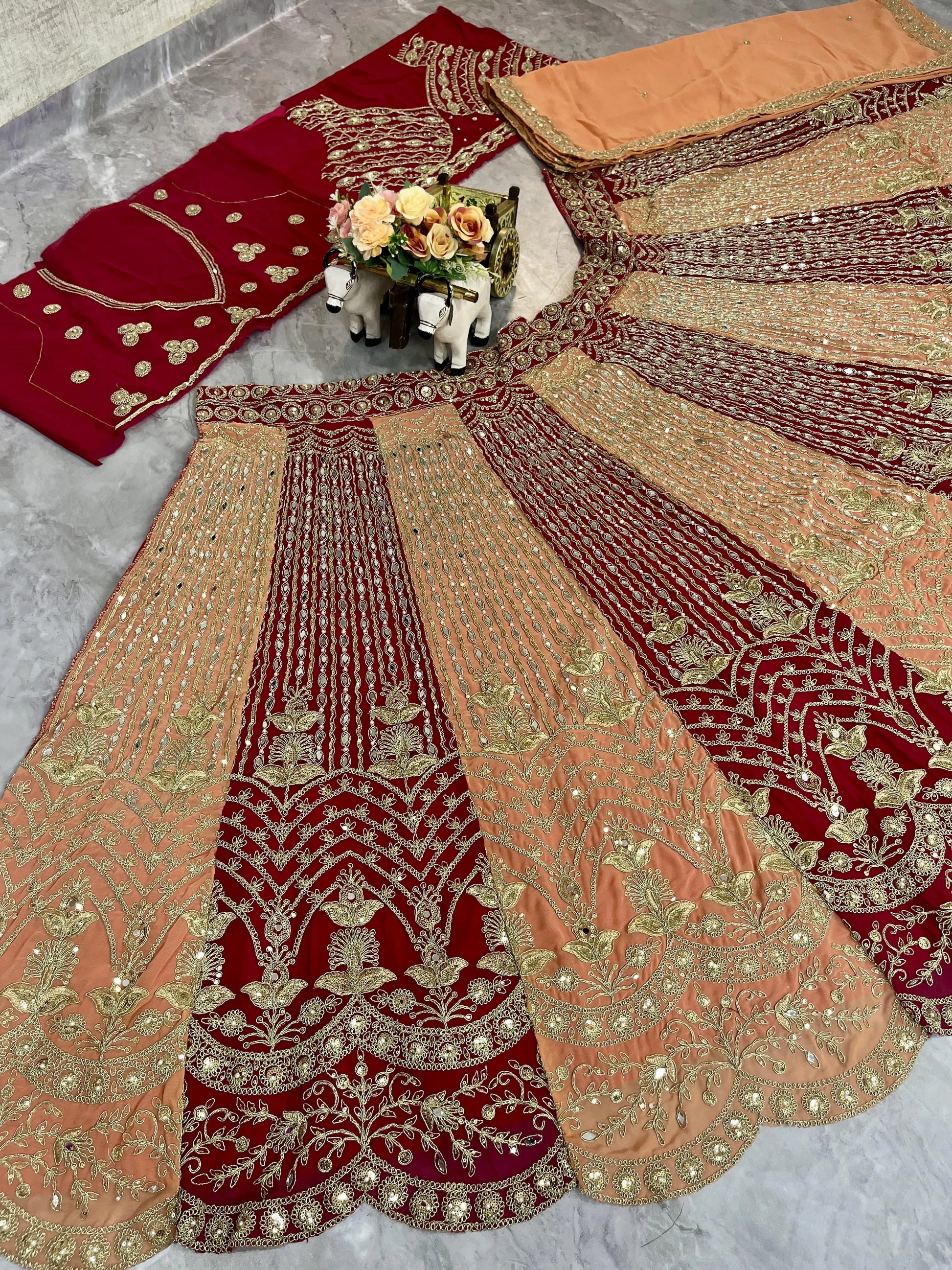 Vastra Creation's Designer Fox Georgette Lehenga Collection