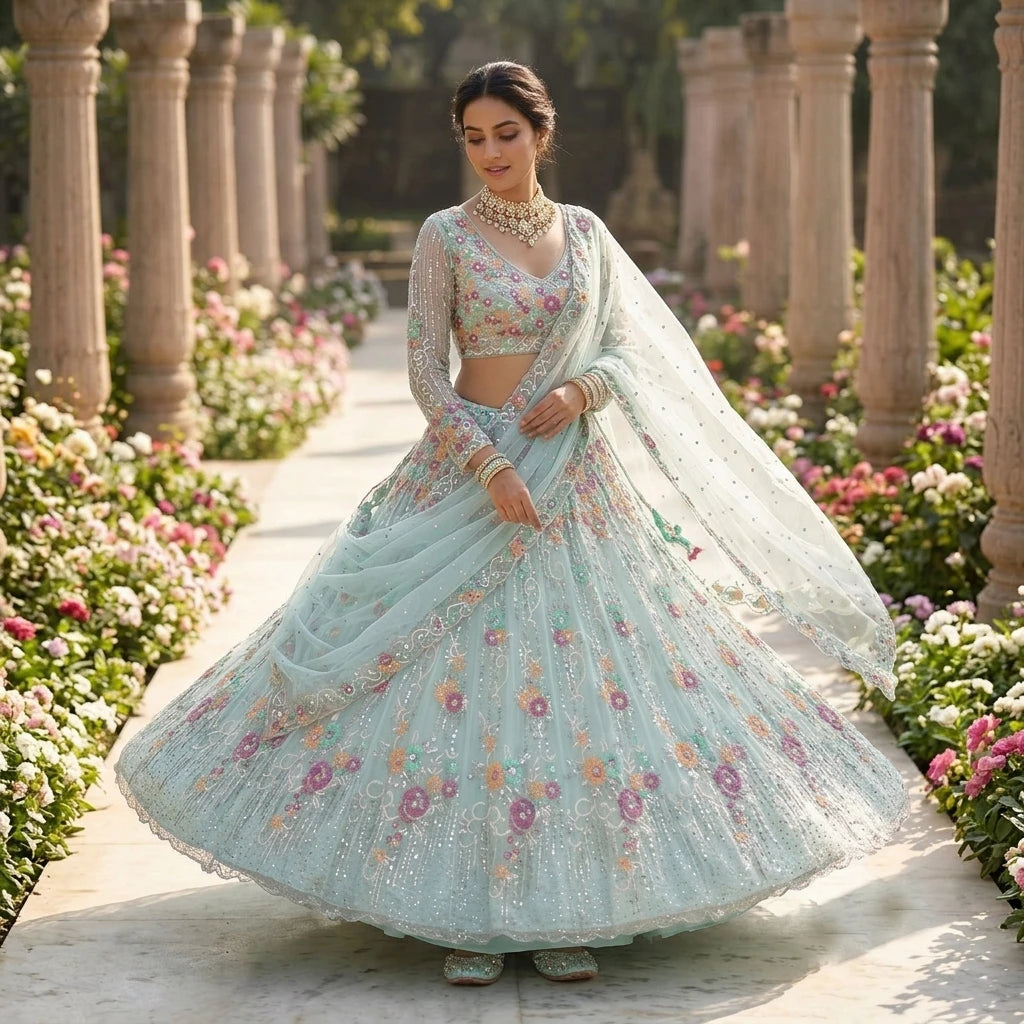 Vastra Creation's Premium Heavy Organza Silk Lehenga Collection