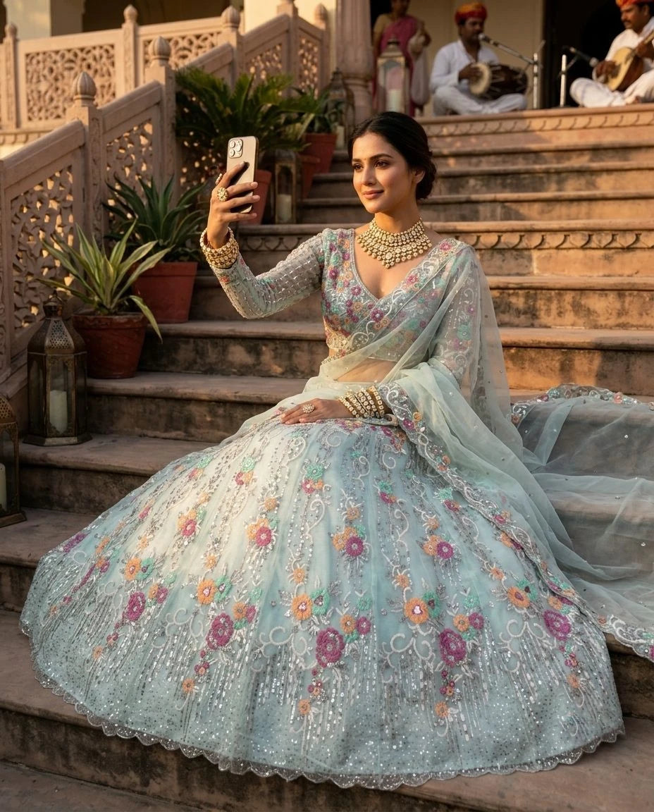 Vastra Creation's Premium Heavy Organza Silk Lehenga Collection