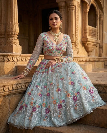 Vastra Creation's Premium Heavy Organza Silk Lehenga Collection