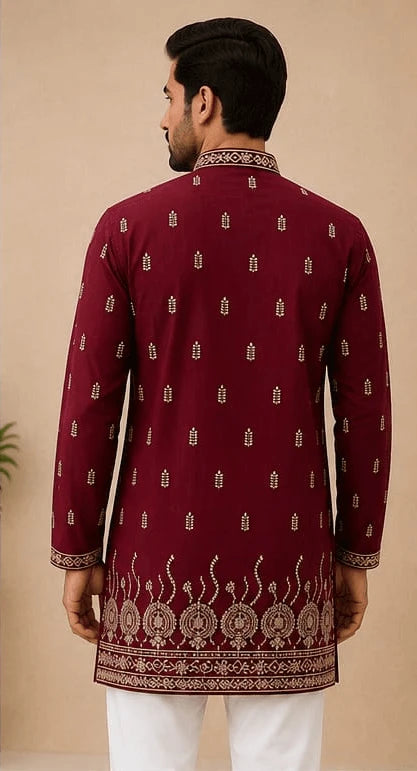 Shyam Enterprises' Stylish Short kurta Full Sleeves in Rayon cotton Fabric