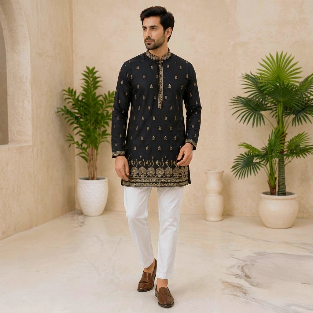Shyam Enterprises' Stylish Short kurta Full Sleeves in Rayon cotton Fabric
