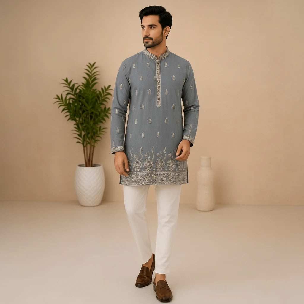 Shyam Enterprises' Stylish Short kurta Full Sleeves in Rayon cotton Fabric