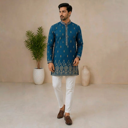 Shyam Enterprises' Stylish Short kurta Full Sleeves in Rayon cotton Fabric