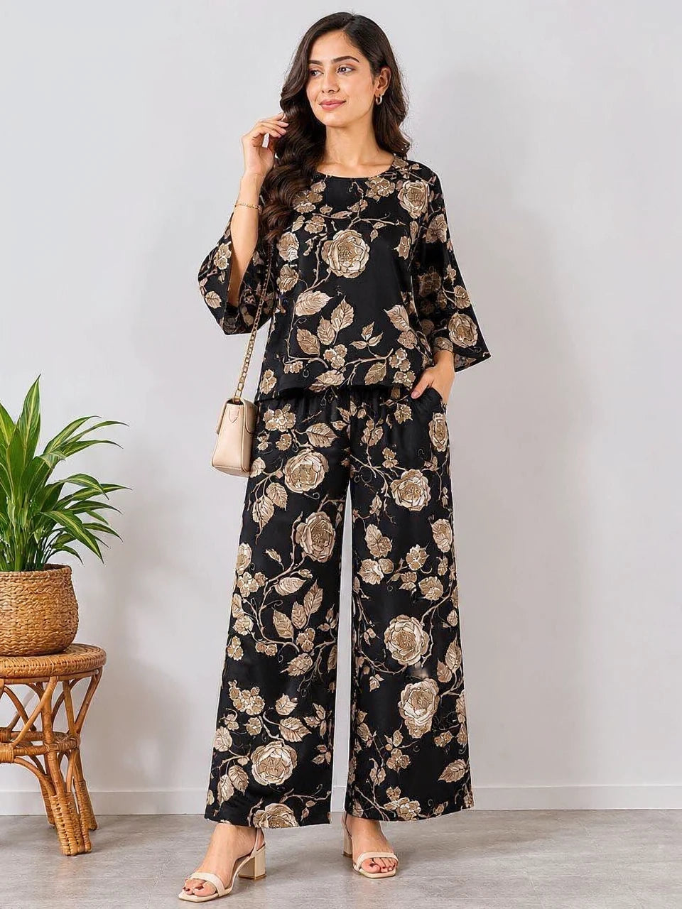Shyam Enterprises' Palazzo Co-Ord Set