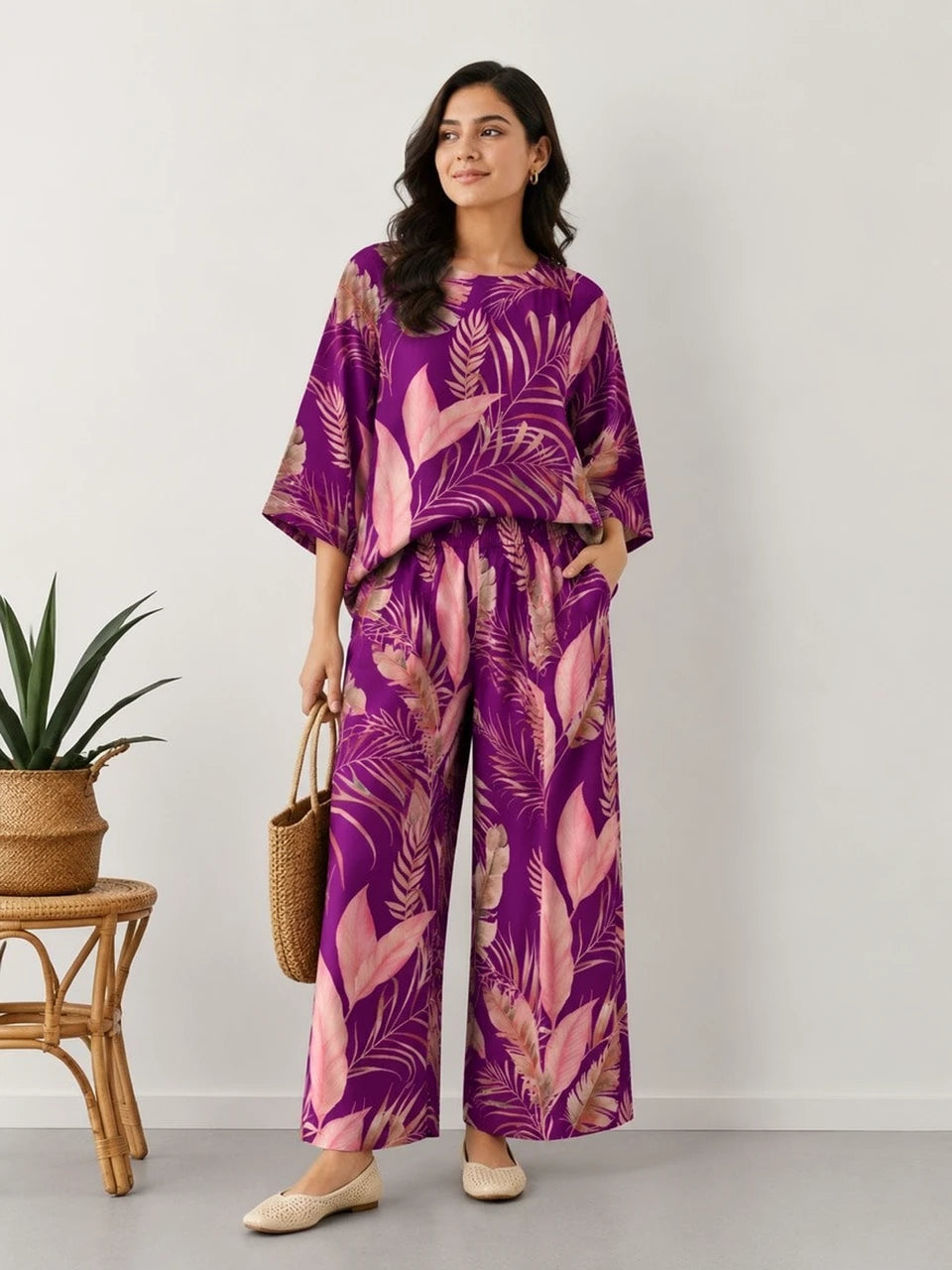 Shyam Enterprises' Palazzo Co-Ord Set