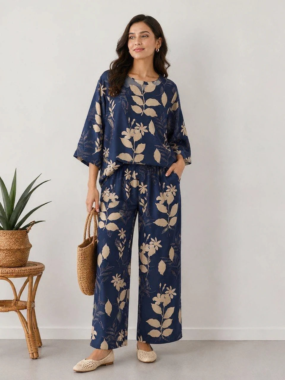 Shyam Enterprises' Palazzo Co-Ord Set