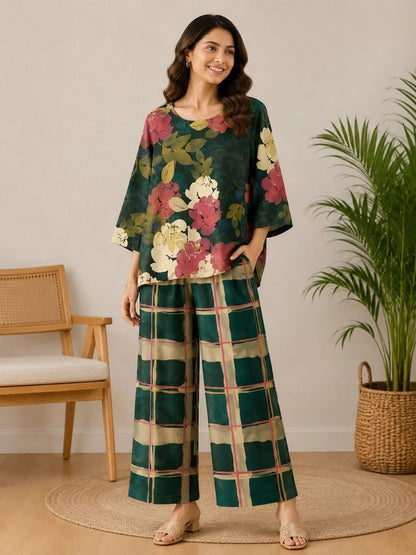 Shyam Enterprises' Palazzo Co-Ord Set