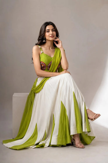 Vastra Creation's Navratri Special Cotton Lehenga Choli Set