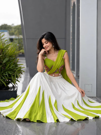Vastra Creation's Navratri Special Cotton Lehenga Choli Set