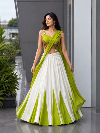Vastra Creation's Navratri Special Cotton Lehenga Choli Set