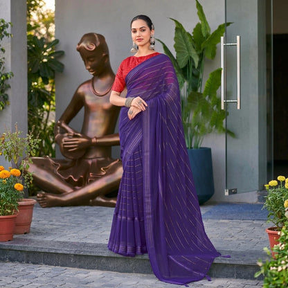 Flamingo Georgette Saree  Collection