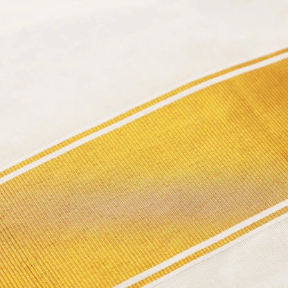 Traditional Kerala Kasavu Saree for Women – Pure White with 6-Inch Gold Zari Border
