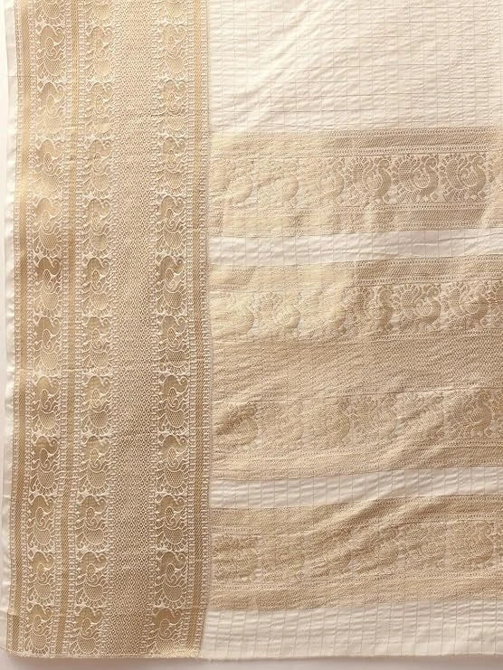 Onam Special Soft Silk Kasavu Saree with Zari Work