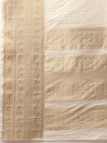 Onam Special Soft Silk Kasavu Saree with Zari Work