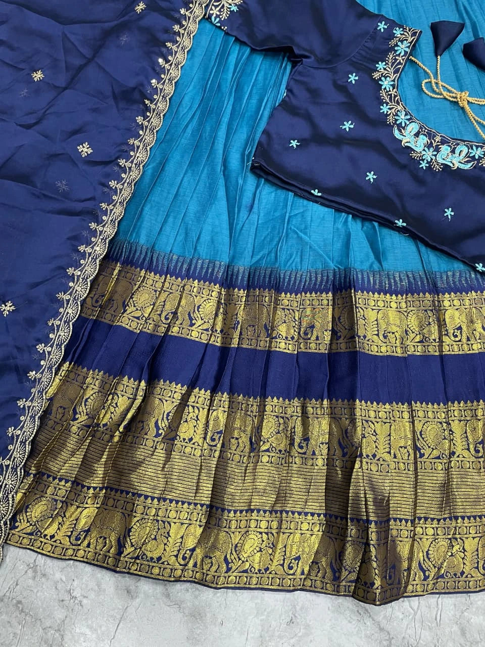 Vastra Creation's South Style Kanjivaram Lehenga Collection