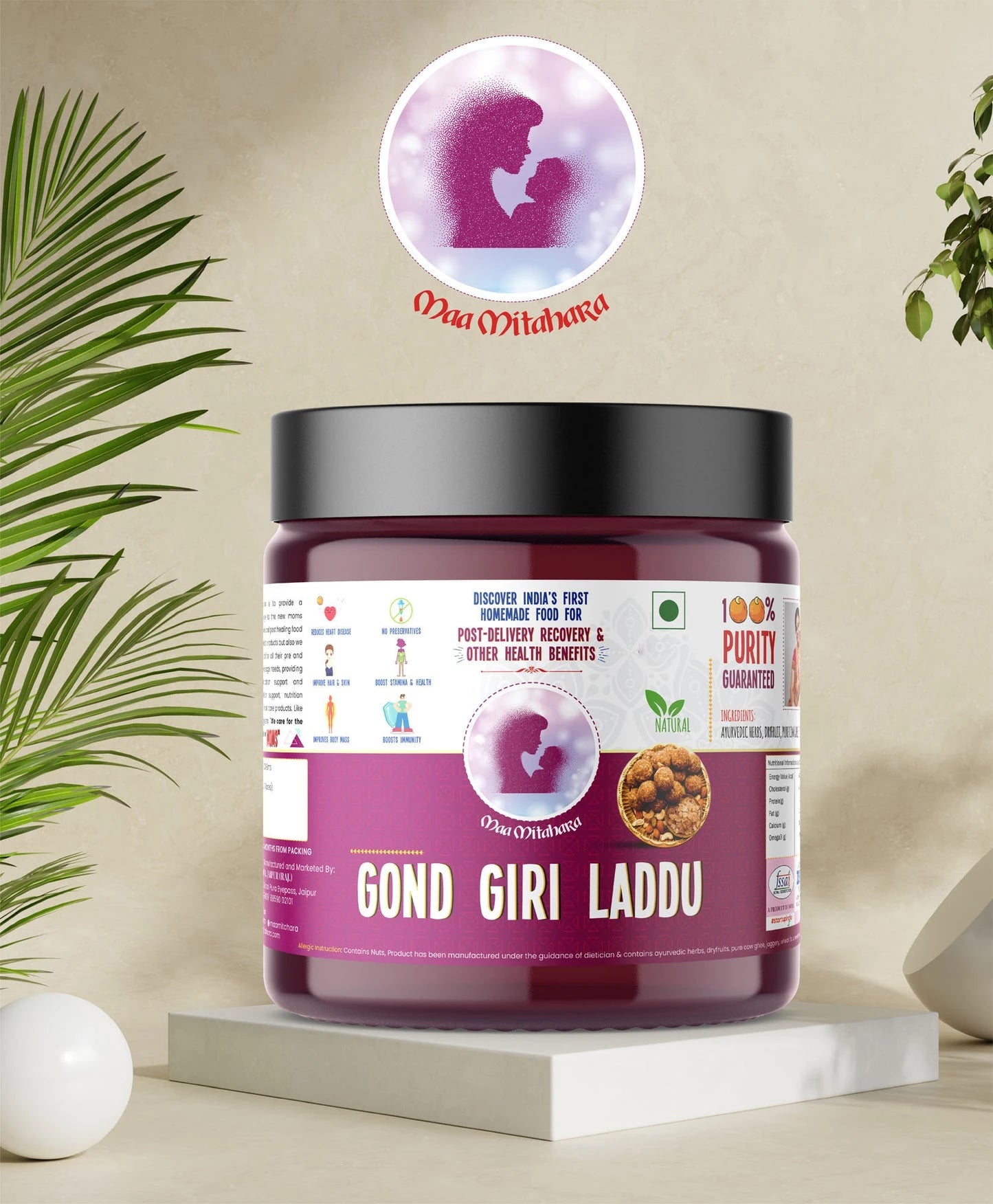 Maa Mitahara Gond Giri Laddu