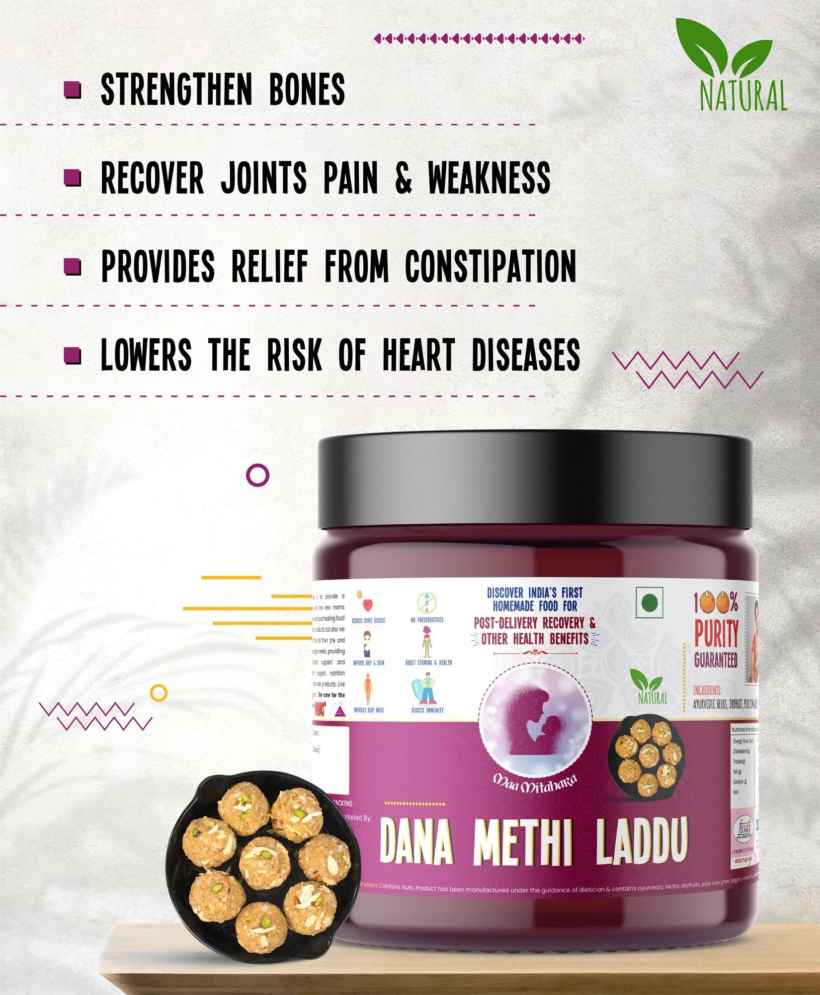 Maa Mitahara Dana Methi Laddu