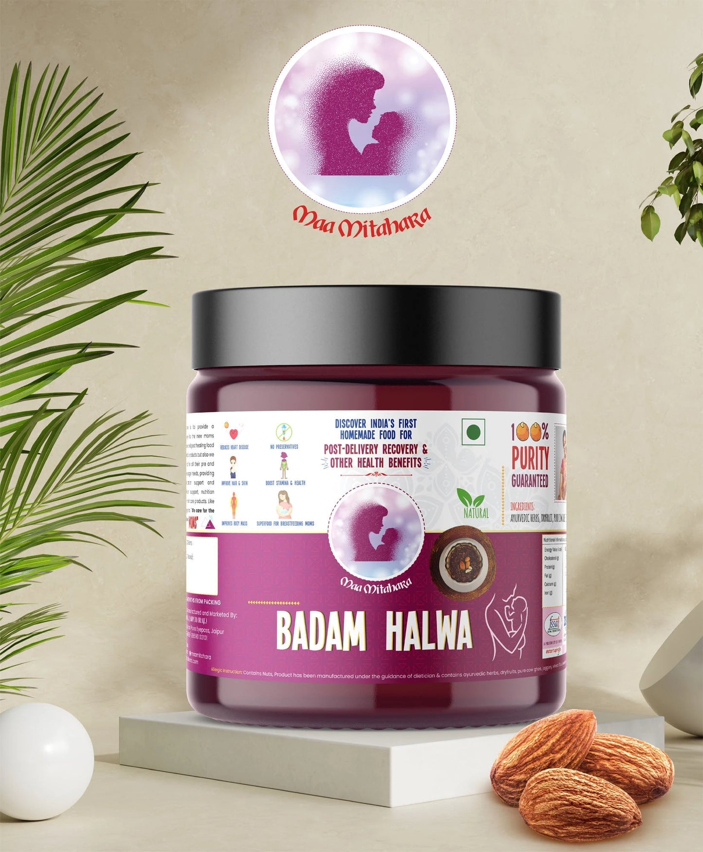 Maa Mitahara Badam Halwa (DIY)