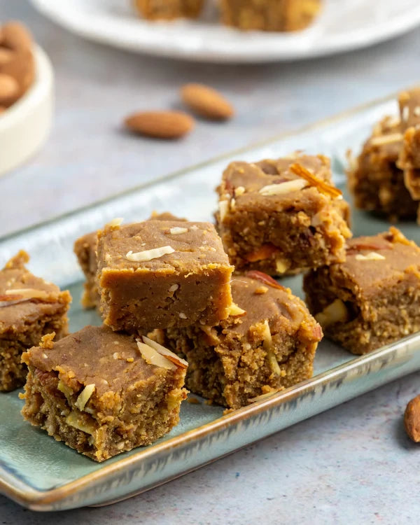 Neenus Natural Almond Besan Barfi