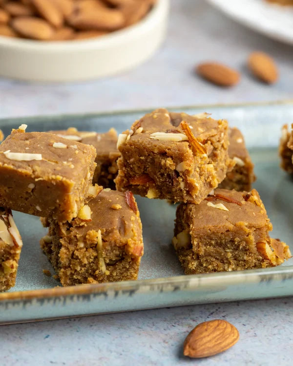 Neenus Natural Almond Besan Barfi
