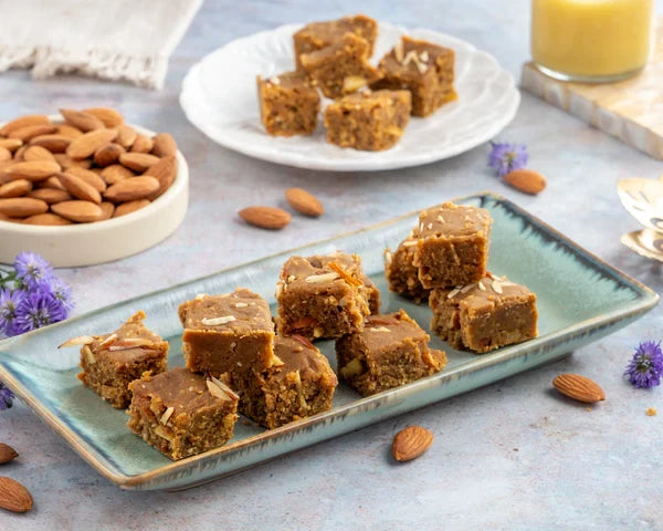 Neenus Natural Almond Besan Barfi