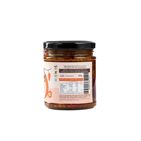 Neenus Natural Stuffed Red Chilli Pickle
