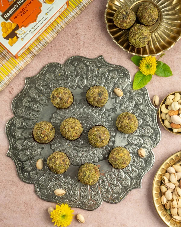 Neenus Natural Dry Fruit Laddoo - Rose (Fasting)
