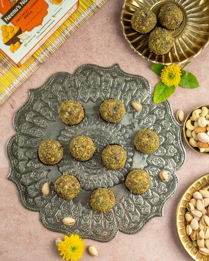 Neenus Natural Dry Fruit Laddoo - Rose (Fasting)