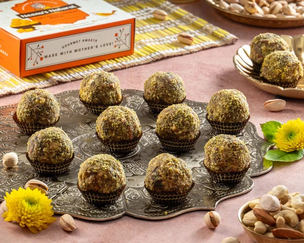 Neenus Natural Dry Fruit Laddoo - Rose (Fasting)