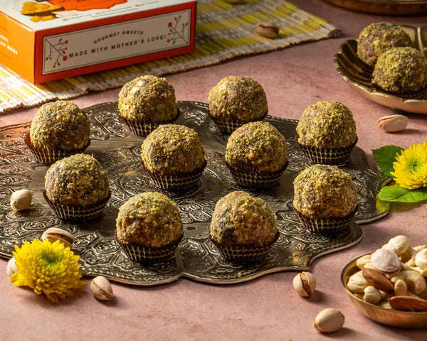 Neenus Natural Dry Fruit Laddoo - Rose (Fasting)