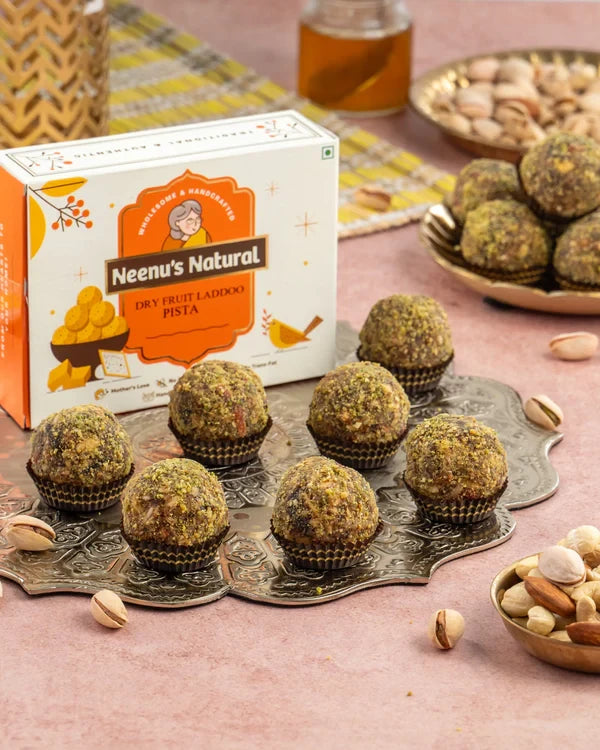 Neenus Natural Dry Fruit Laddoo - Rose (Fasting)