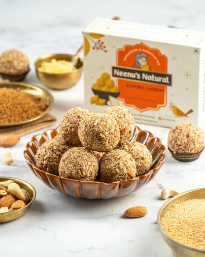 Neenus Natural Rajgira (Amaranth) nuts Laddoo (Fasting)