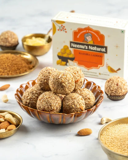 Neenus Natural Rajgira (Amaranth) nuts Laddoo (Fasting)
