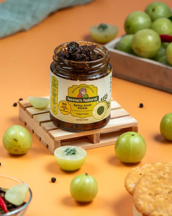 Neenus Natural Spicy Amla Pickle