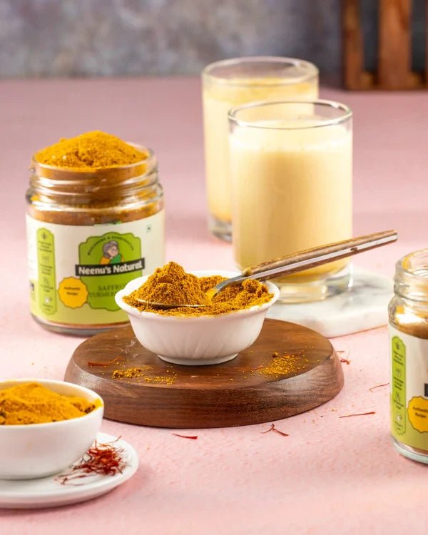 Neenus Natural Saffron Lakadong Turmeric Latteq