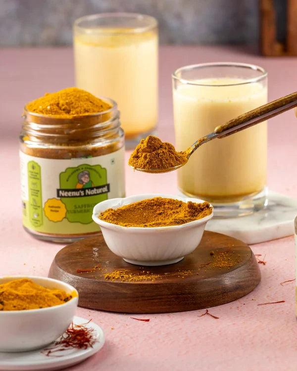 Neenus Natural Saffron Lakadong Turmeric Latteq