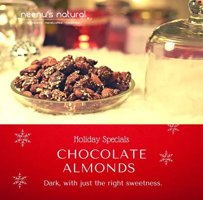 Neenus Natural Roasted Chocolate Almonds