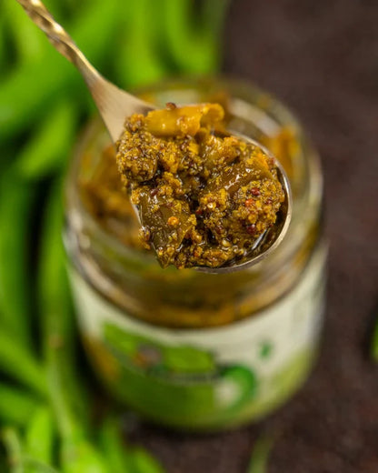 Neenus Natural Green Chilli Mustard Pickle