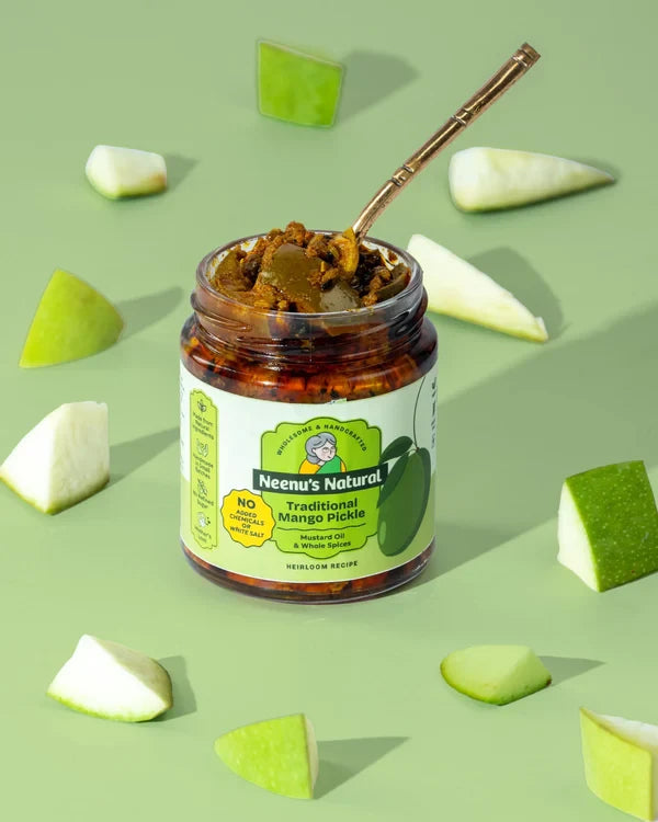 Neenus Natural B1G1 Combo - Traditional Mango Pickle in Cold Pressed Mustard Oil