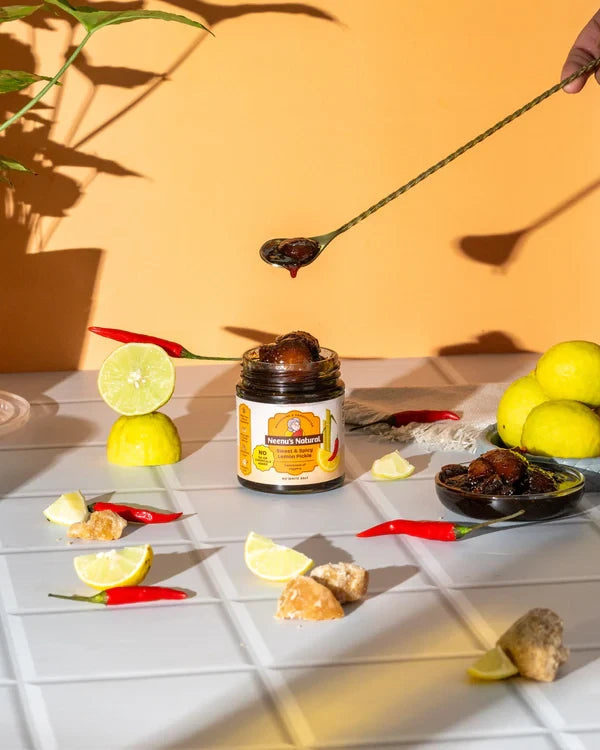 Neenus Natural Sweet and Spicy Lemon Pickle