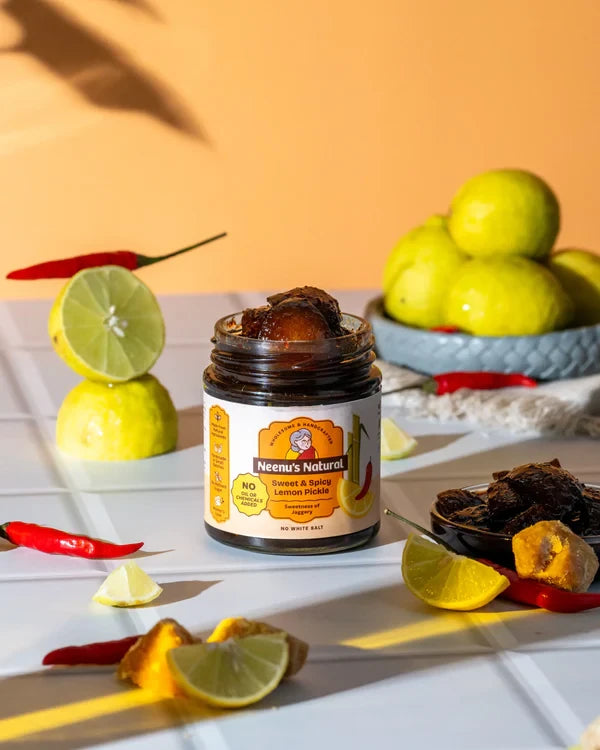 Neenus Natural Sweet and Spicy Lemon Pickle