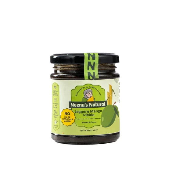 Neenus Natural Jaggery Mango Pickle with Whole Spices