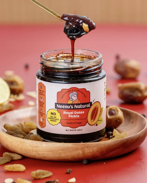 Neenus Natural Royal Dates and Seeds Pickle