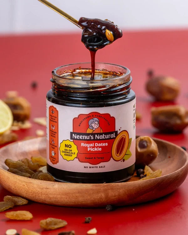 Neenus Natural Royal Dates and Seeds Pickle