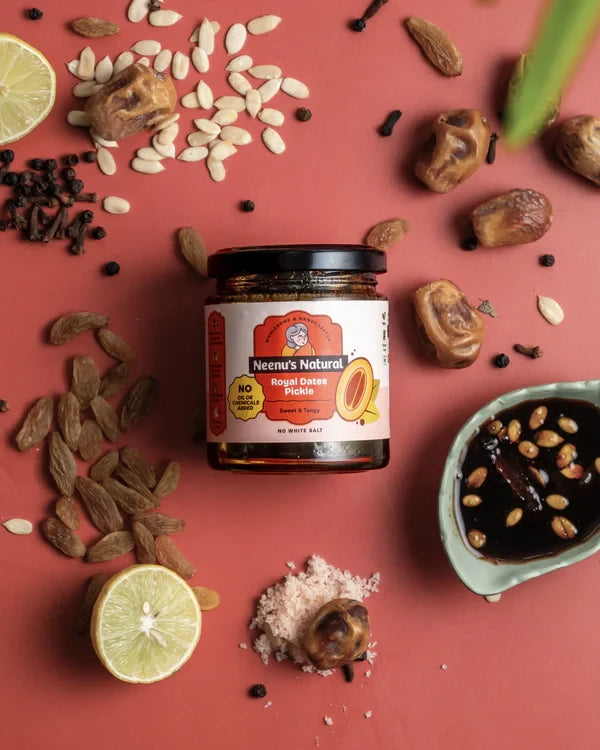 Neenus Natural Royal Dates and Seeds Pickle
